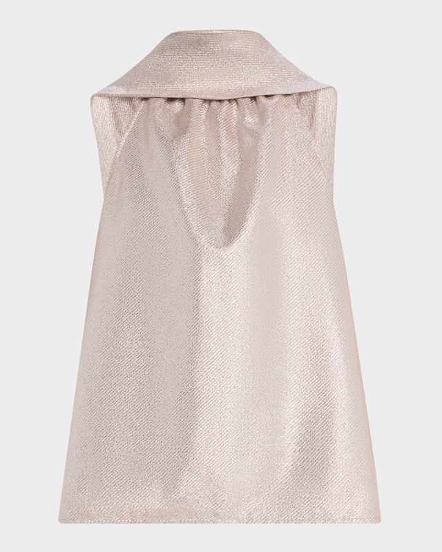 Hattie Sleeveless Tie-Neck Top